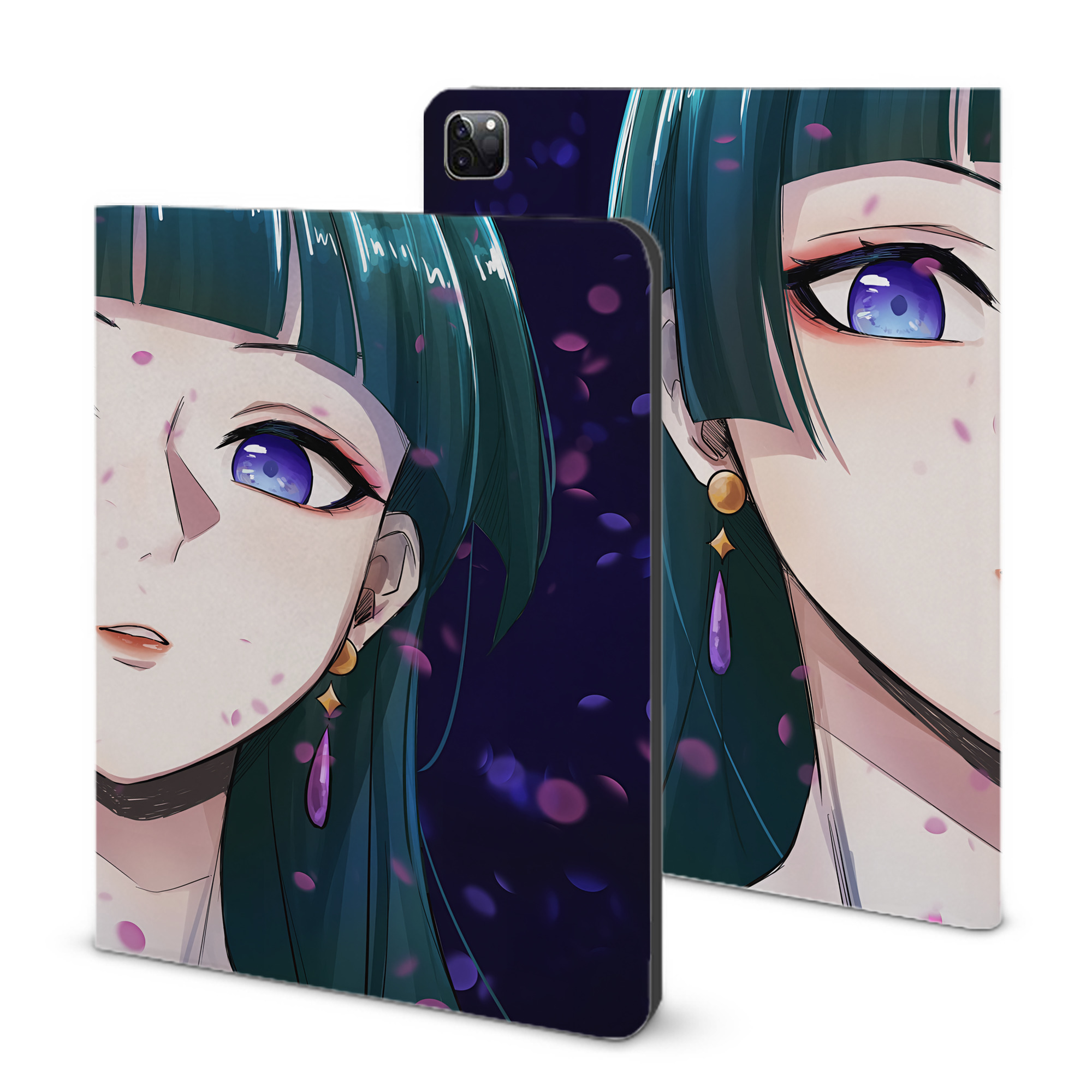 （画像用） 薬屋のひとりごと The Apothecary Diaries IPad ケース ブック型 PUレザー TPU 耐衝撃 軽量 薄型 ペン収納なし 全面保護 IPad 各モデル対応